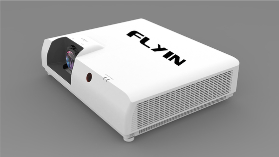 Flyin E7 4K Laser Short Throw Projector 3840x2160 3LCD 7500 ANSI Digital Zoom for Outdoor Business Education US Plug