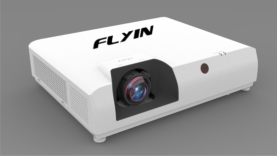 Flyin E7 4K Laser Short Throw Projector 3840x2160 3LCD 7500 ANSI Digital Zoom for Outdoor Business Education US Plug