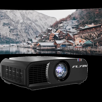 12000-Lumen DLP 4K Projector With Short Throw For Large Venue Outdoor Cinema