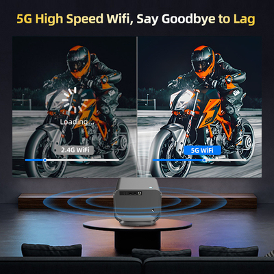 FLYIN P20 Pro 4K 350Lms 1080P Full HD Projector Auto Focus Lens LCD Lamp Android 13 Airplay Portable Home Theater Use