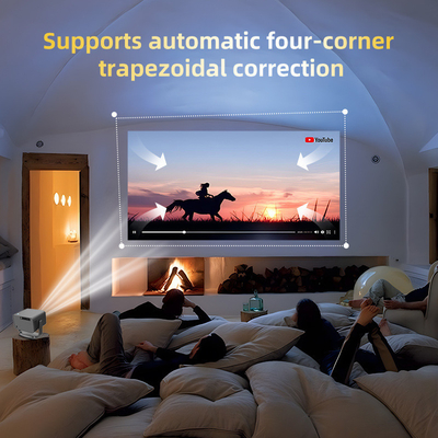 FLYIN P20 Pro 4K 350Lms 1080P Full HD Projector Auto Focus Lens LCD Lamp Android 13 Airplay Portable Home Theater Use