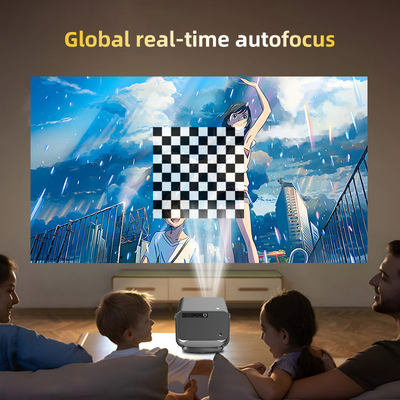 FLYIN P20 Pro 4K 350Lms 1080P Full HD Projector Auto Focus Lens LCD Lamp Android 13 Airplay Portable Home Theater Use
