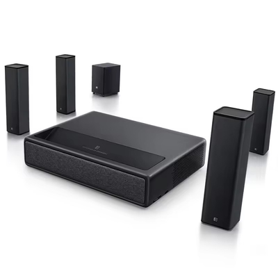 Flyin M1 5000 Lumens DLP Laser projector 3D 4K Android Ultra Short Throw Home Theater Projector 300 Inch Screen Portable Laser TV Proyector 1080p US