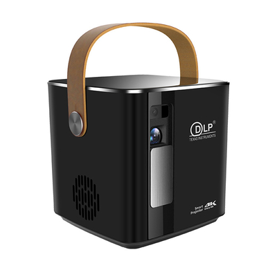 Flyin P12 1080P Max 4K Mini Projector 9000mAh Battery Outdoor Video 400 ANSI Lumens Android 9 2GB/16GB DLP Link 3D Proyector