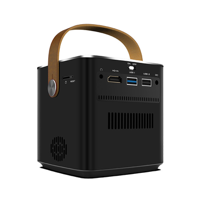 Flyin P12 1080P Max 4K Mini Projector 9000mAh Battery Outdoor Video 400 ANSI Lumens Android 9 2GB/16GB DLP Link 3D Proyector