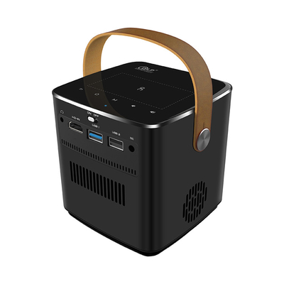Flyin P12 1080P Max 4K Mini Projector 9000mAh Battery Outdoor Video 400 ANSI Lumens Android 9 2GB/16GB DLP Link 3D Proyector
