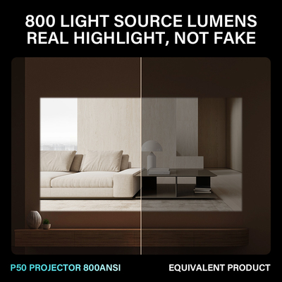 Flyin P50 Home Theater 1080P 4K Projector Allwinner H713 Proyector 800 ANSI Lumens Home TV Projecteur