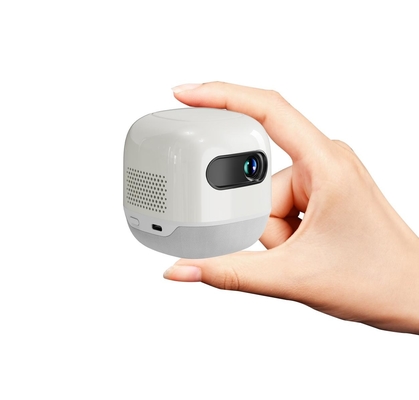 FLYIN M2 Android mini square DLP projector portable with built-in battery 4K outdoor camping proyector