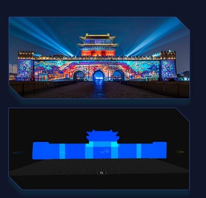Flyin 2025 4K Multi-Function Distributed Converged Server Projection Equipment for Edge Fusion Dome 3D Mapping Immersive Room
