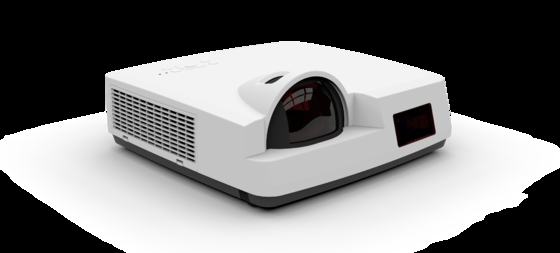 3LCD Short Focus Fisheye Lens Church Video Projectors 4500 Lumens