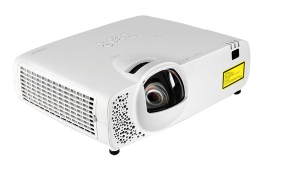Flyin 5500 ANSI Lumens Native 4K 3LCD Laser Projector Short Throw HDBaseT for Education 3D Mapping