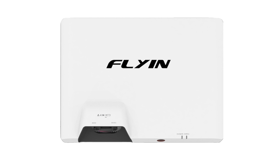 Flyin-E7U 7500 Lumens WUXGA 3LCD Laser Projector 1.6x Zoom 5000000:1 Contrast 4K for Large Venue Church Education