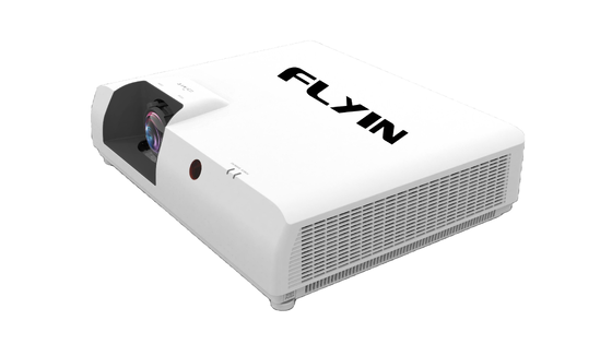 Flyin-E7U 7500 Lumens WUXGA 3LCD Laser Projector 1.6x Zoom 5000000:1 Contrast 4K for Large Venue Church Education