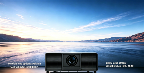 Laser DLP Projector with 13,000 Lumens Brightness 4K Compatible for Large Venue Outdoor Use