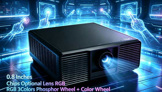 Laser DLP Projector with 13,000 Lumens Brightness 4K Compatible for Large Venue Outdoor Use