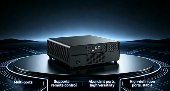 Laser DLP Projector with 13,000 Lumens Brightness 4K Compatible for Large Venue Outdoor Use