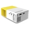 YG300 Mini Pocket 4k Portable LED Projectors Yellow for Home Theater