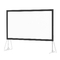 Front Rear 200 Inches Foldable Projector Screen Frame Matt White