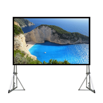 Front Rear 32*32mm 32*64mm Fold Up Projector Screen Easy Carrying Box