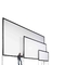 Large Foldable Projector Screen With CE FCC ROHS Certification