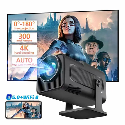 FLYIN HY320MINI 4K Ultra HD 3D Portable Short Throw Projectors & Presentation Equipments for Home Theater and Cinema Use
