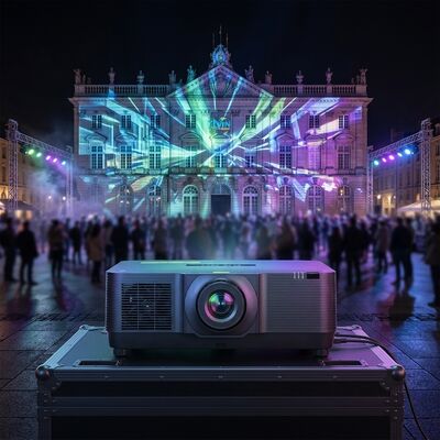 Laser 3LCD 20000 lms 1920*1200  outdoor large venue projector 3D mapping  compatible