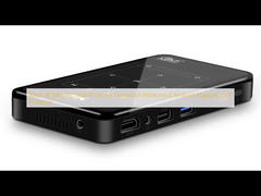 Black 4K Mini Portable Projector Dustproof Waterproof Android Mapping DLP Projector