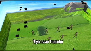 Flyin Laser Projector — high brightness, high contrast, vivid color.