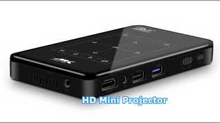 Mini Projector HD 4K Mirroring DLP Home Theater
